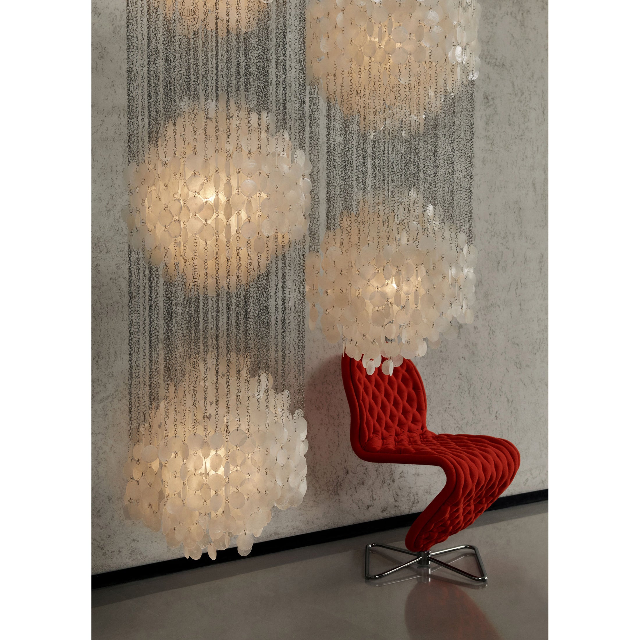 Shell Waterfall Chandelier