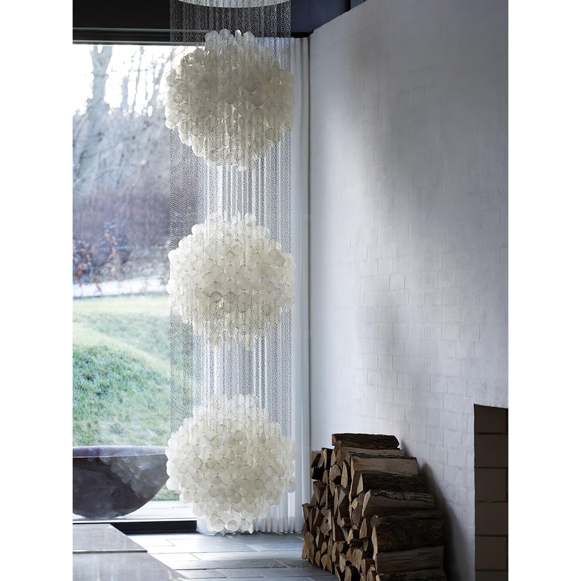 Shell Waterfall Chandelier