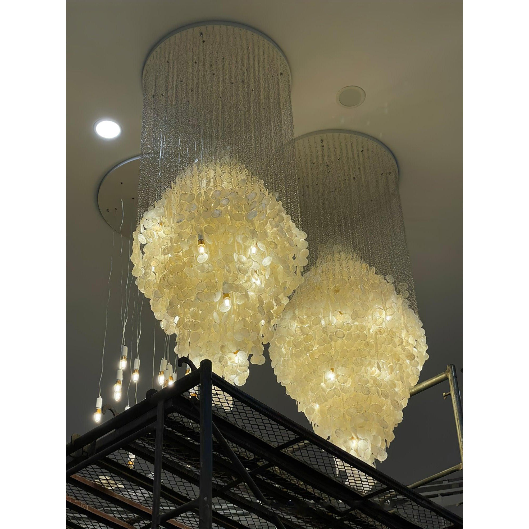 Shell Waterfall Chandelier