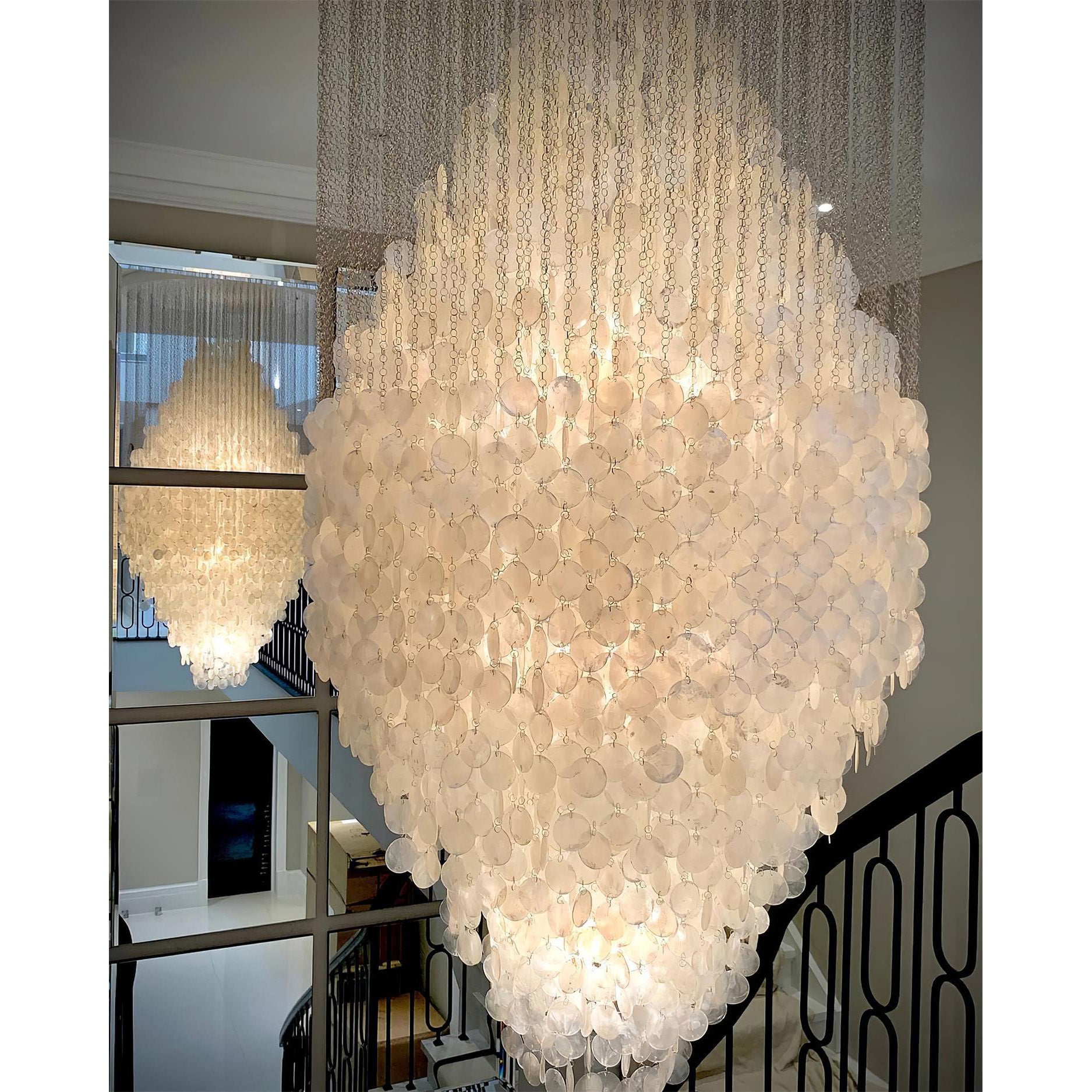 Shell Waterfall Chandelier