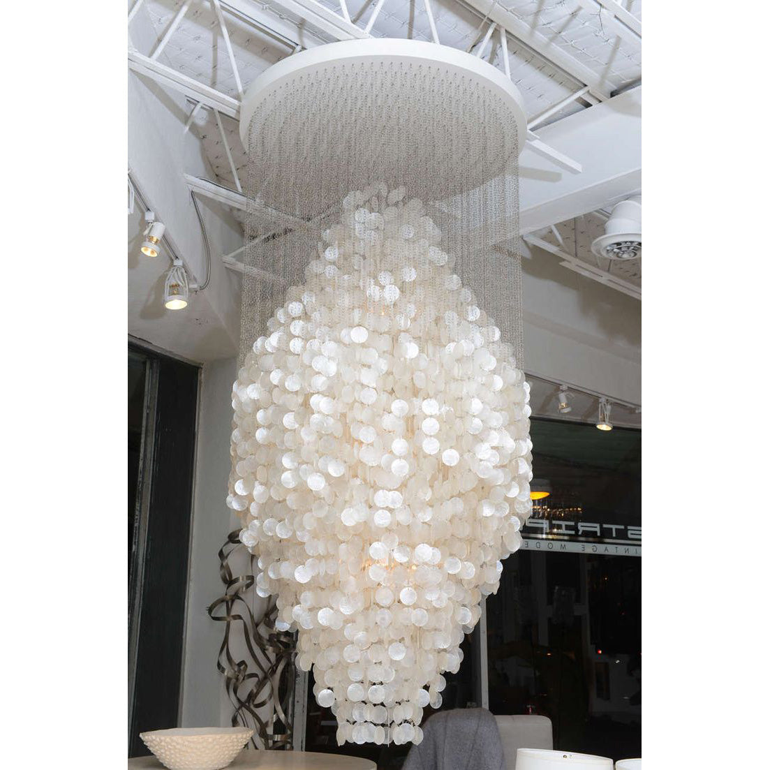 Shell Waterfall Chandelier