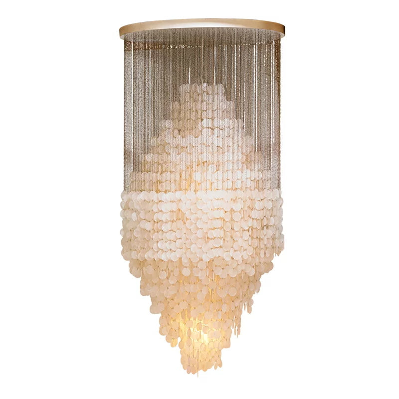 Shell Waterfall Chandelier