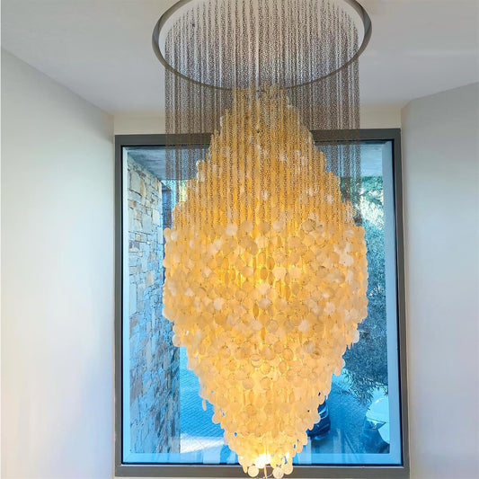 Shell Waterfall Chandelier