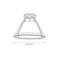 Load image into Gallery viewer, Shelton Flushmount Ceiling Lamp
