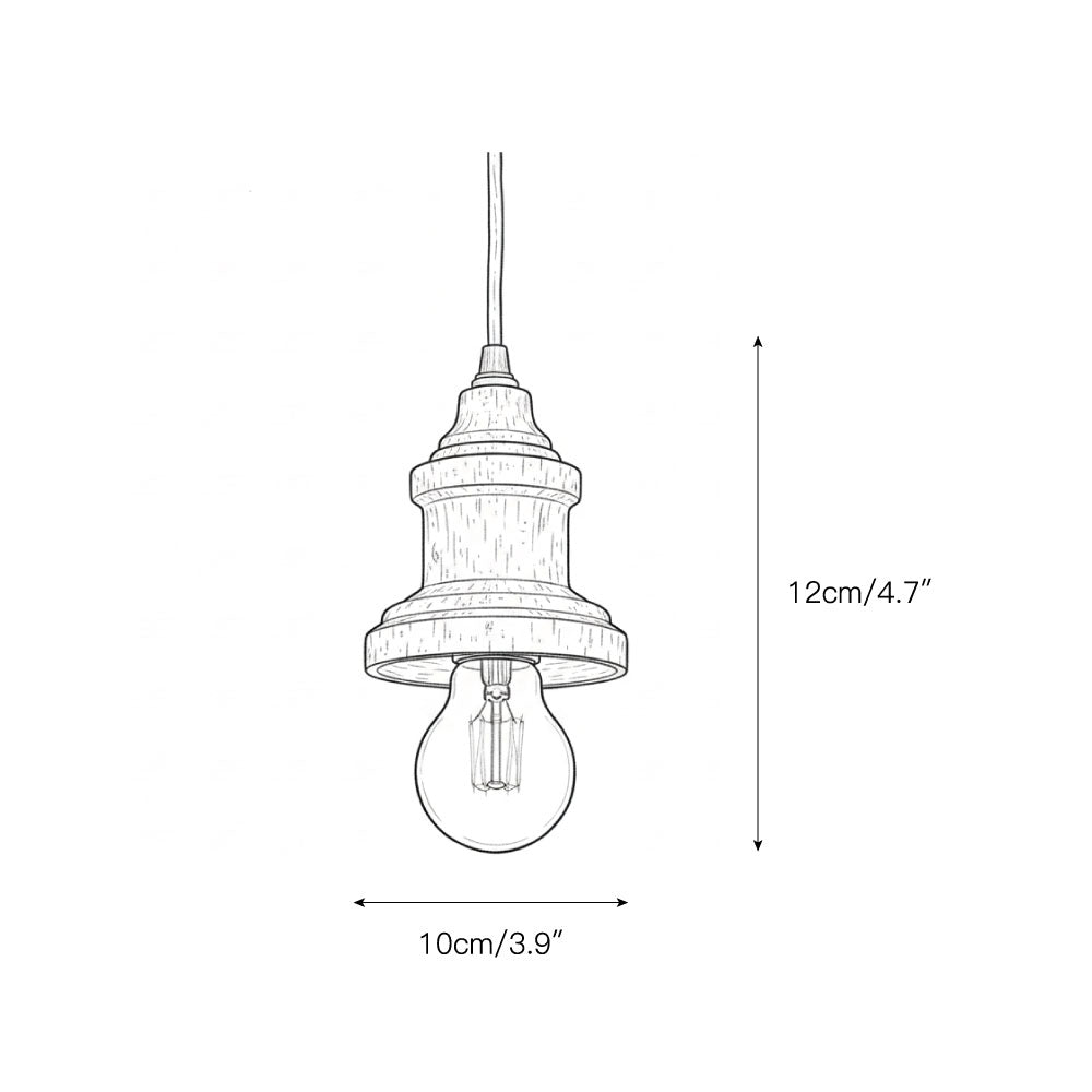 Silvares Wood Swag Lights
