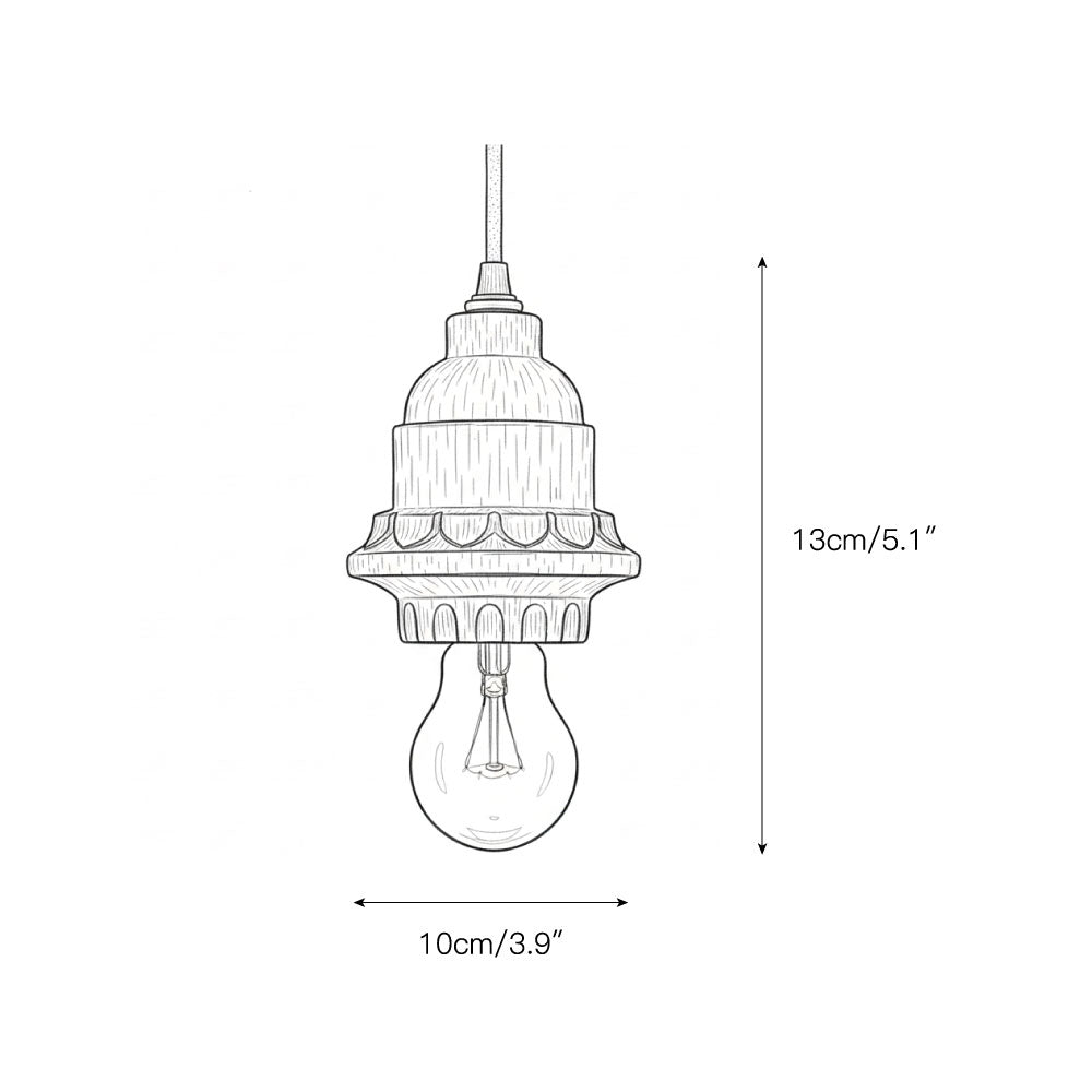 Silvares Wood Swag Lights