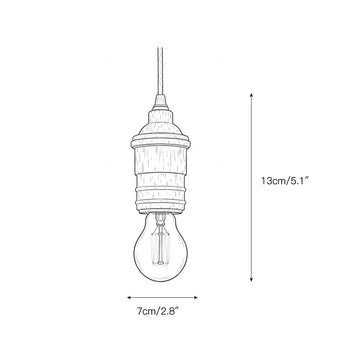 Silvares Wood Swag Lights – detail 3 — Dimension drawings 1