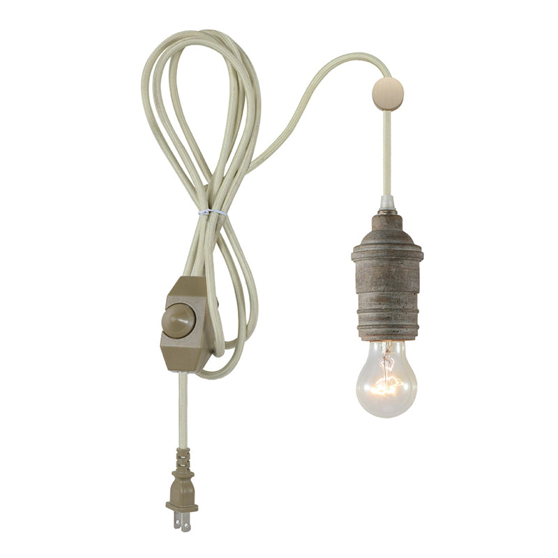 Silvares Wood Swag Lights