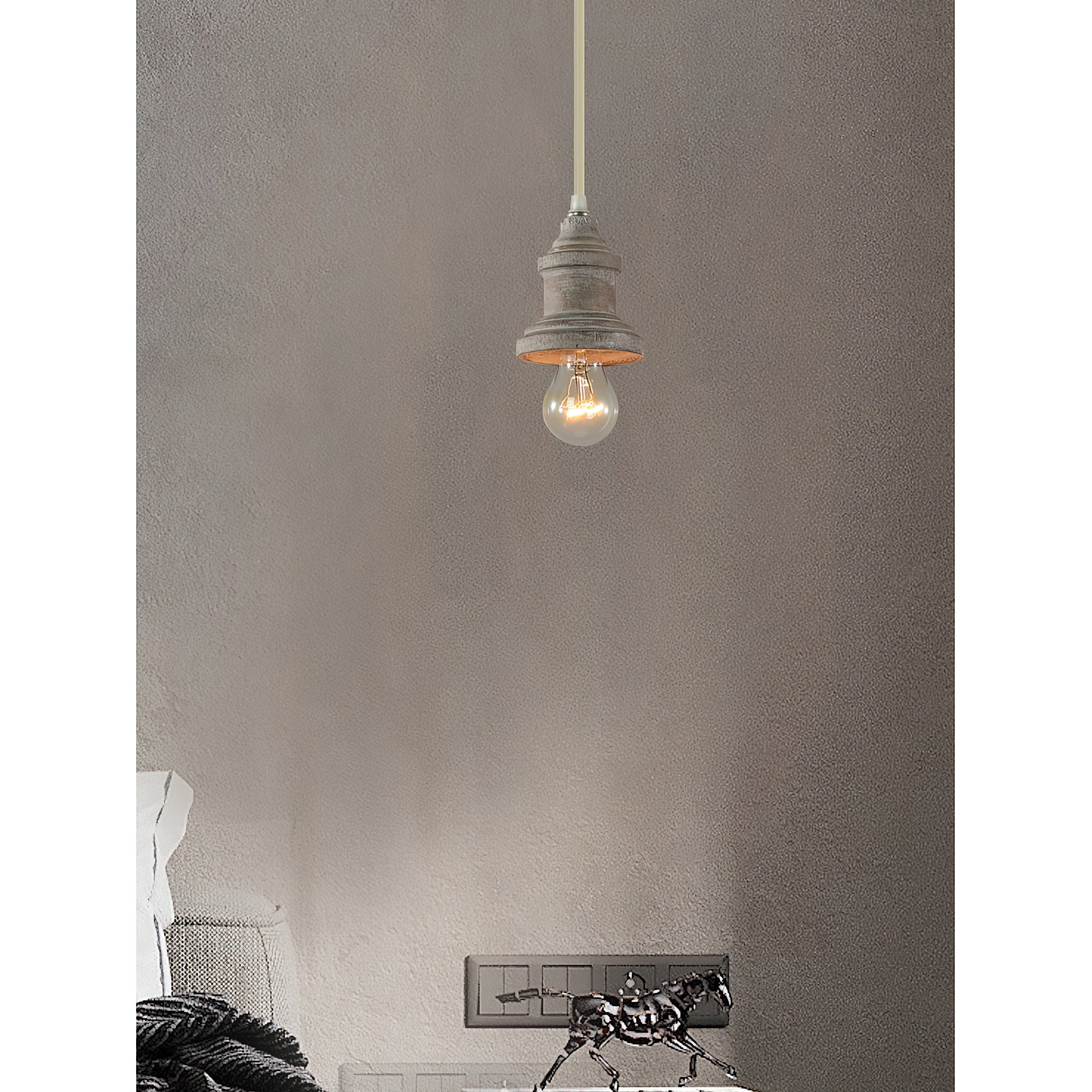 Silvares Wood Swag Lights