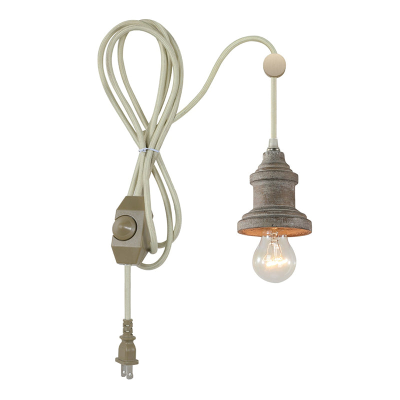 Silvares Wood Swag Lights