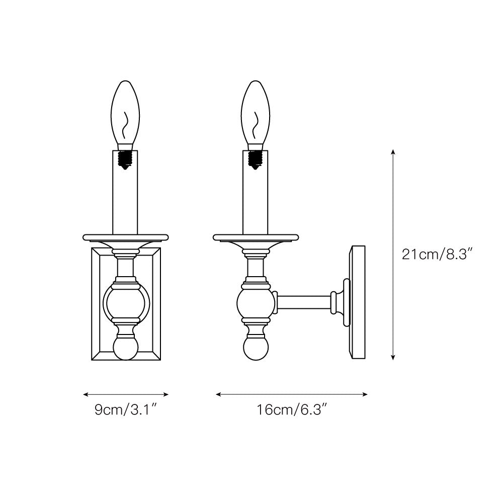 Single Library Classic Sconce