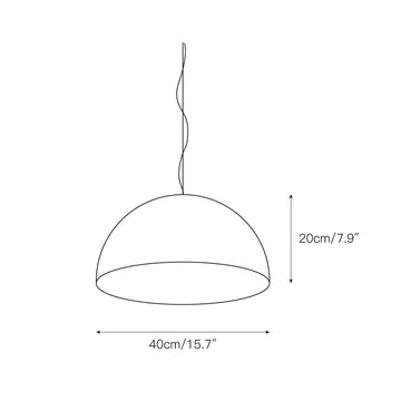 Sky Garden Pendant Lamp – detail 3 — Dimension drawings 1