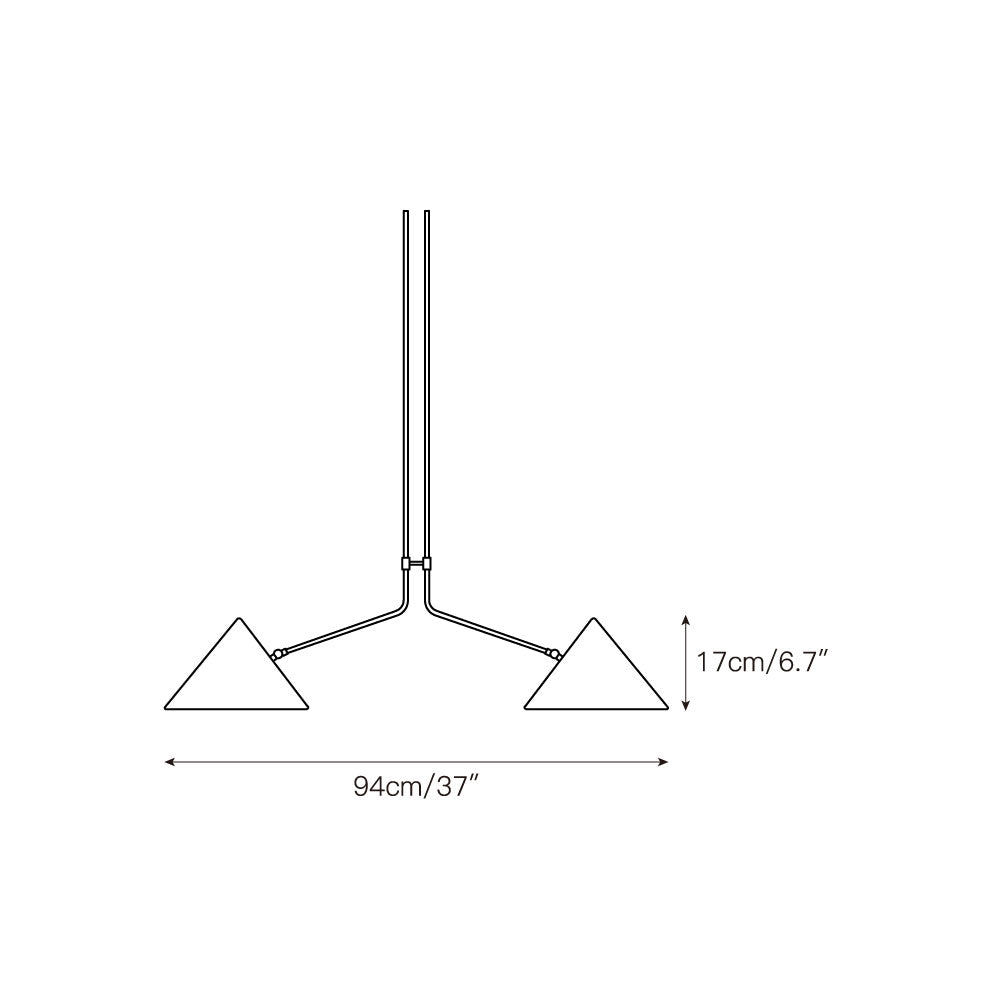 Slide 2 Arm Pendant Lamp