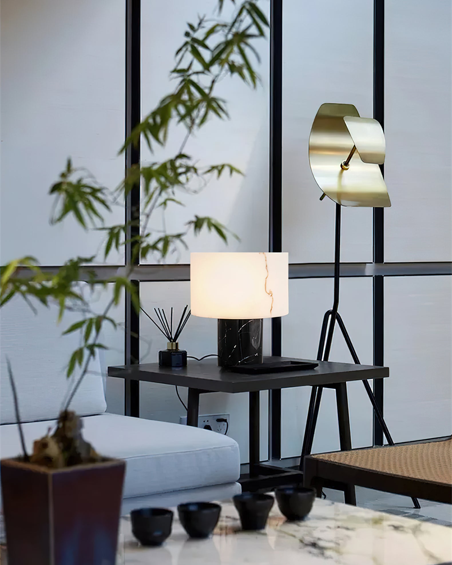 Small Solid Table Lamp