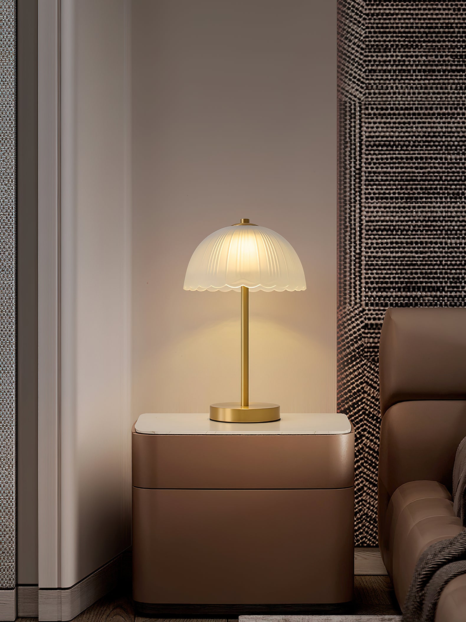 Small Umbrella Table Lamp