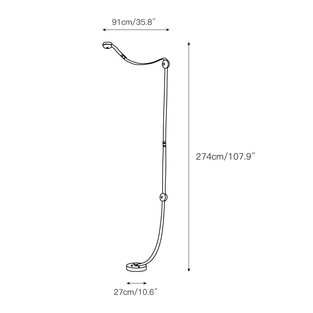 Snaps LED Floor-to-Ceiling Lamp