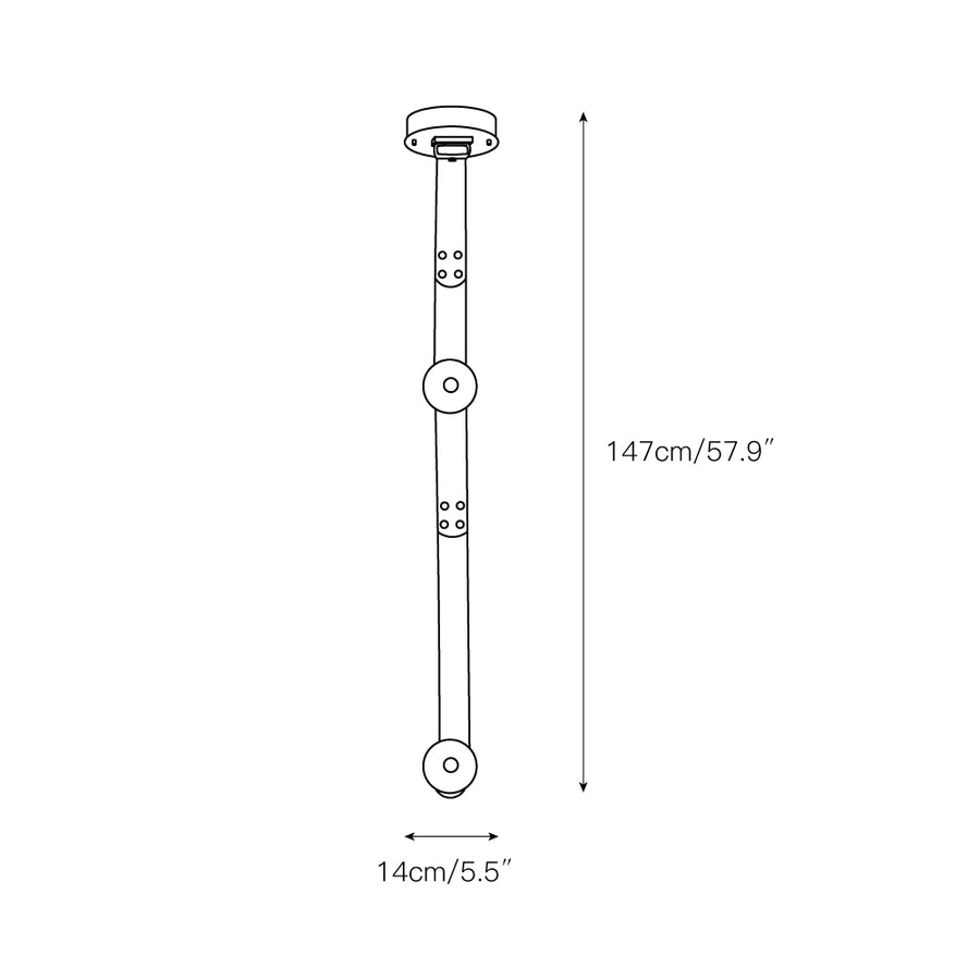 Snaps LED Pendant Lamp – detail 4 — Dimension drawings 2