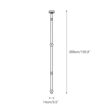 Snaps LED Pendant Lamp – detail 5 — Dimension drawings 3