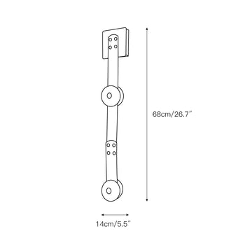 Snaps LED Sconce – detail 5 — Dimension drawings 3