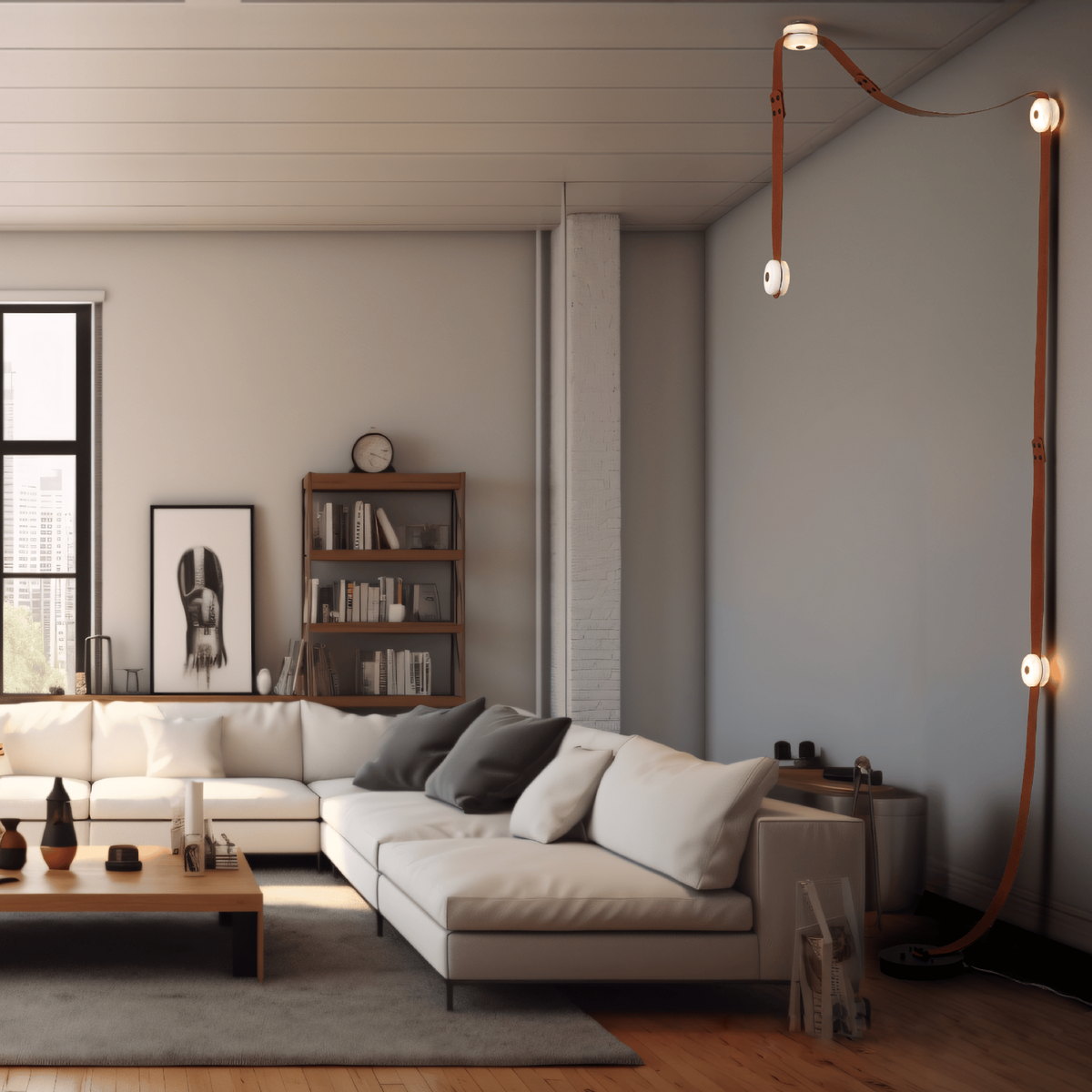 Snaps LED Floor-to-Ceiling Lamp – Radilum