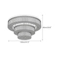 Load image into Gallery viewer, Snma Round Crystal Flush Mount Ceiling Light
