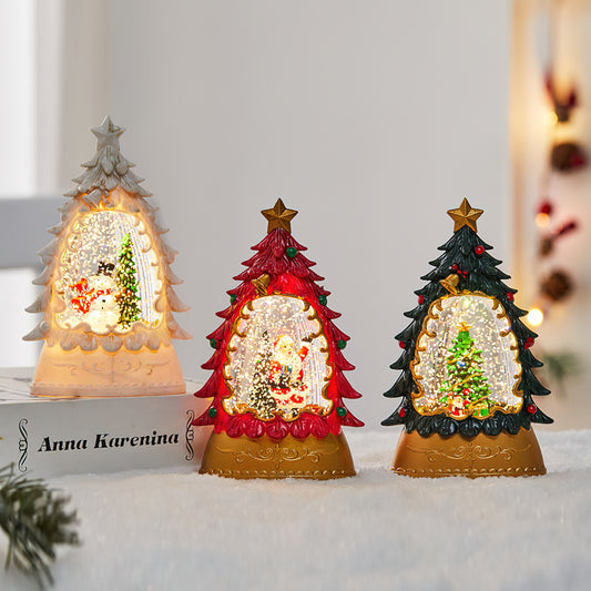 Snow Globe Table Lamp (built-in battery)