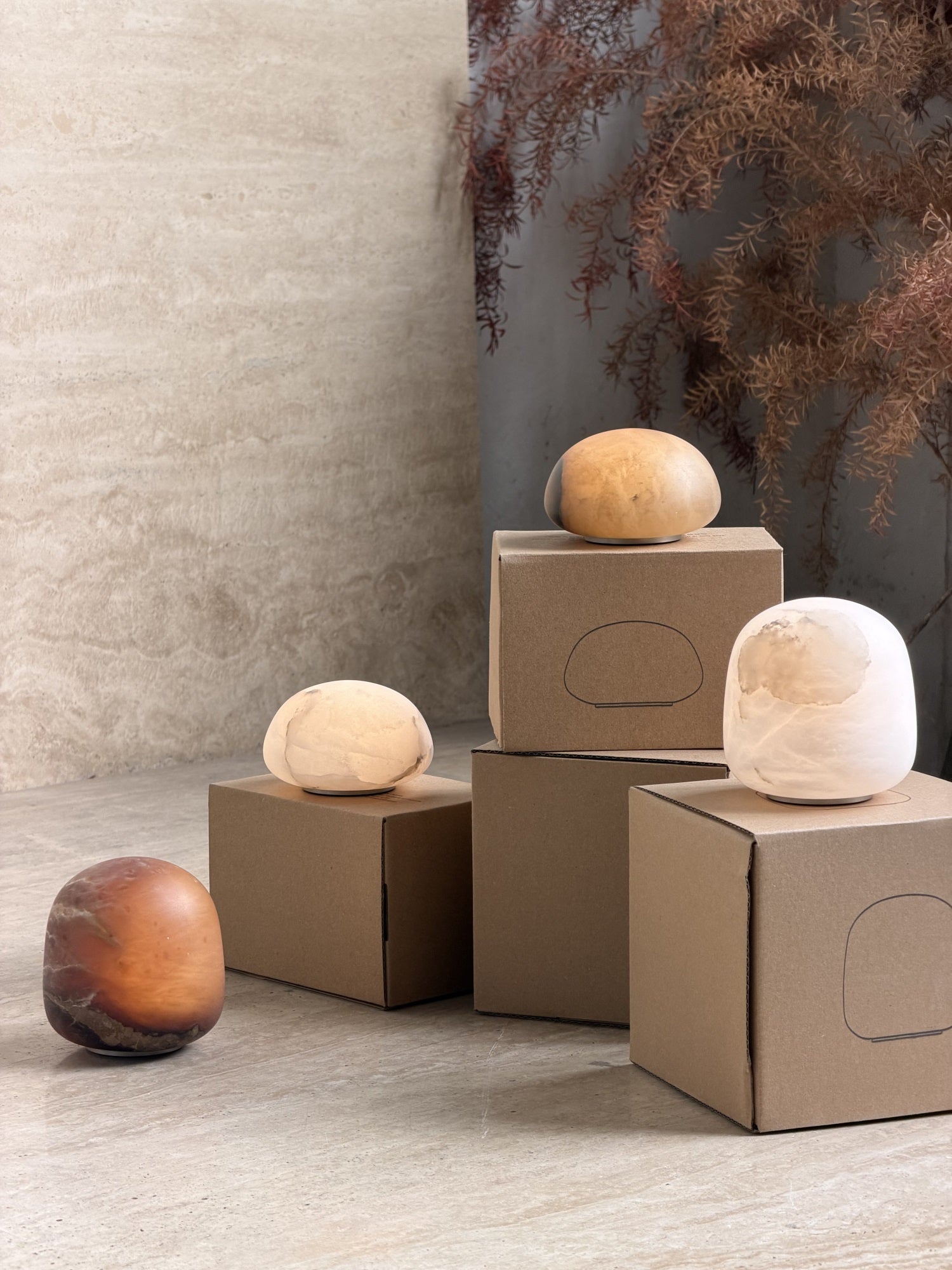 Free Gift Snowflake Alabaster Table Lamp (Built-in Battery)