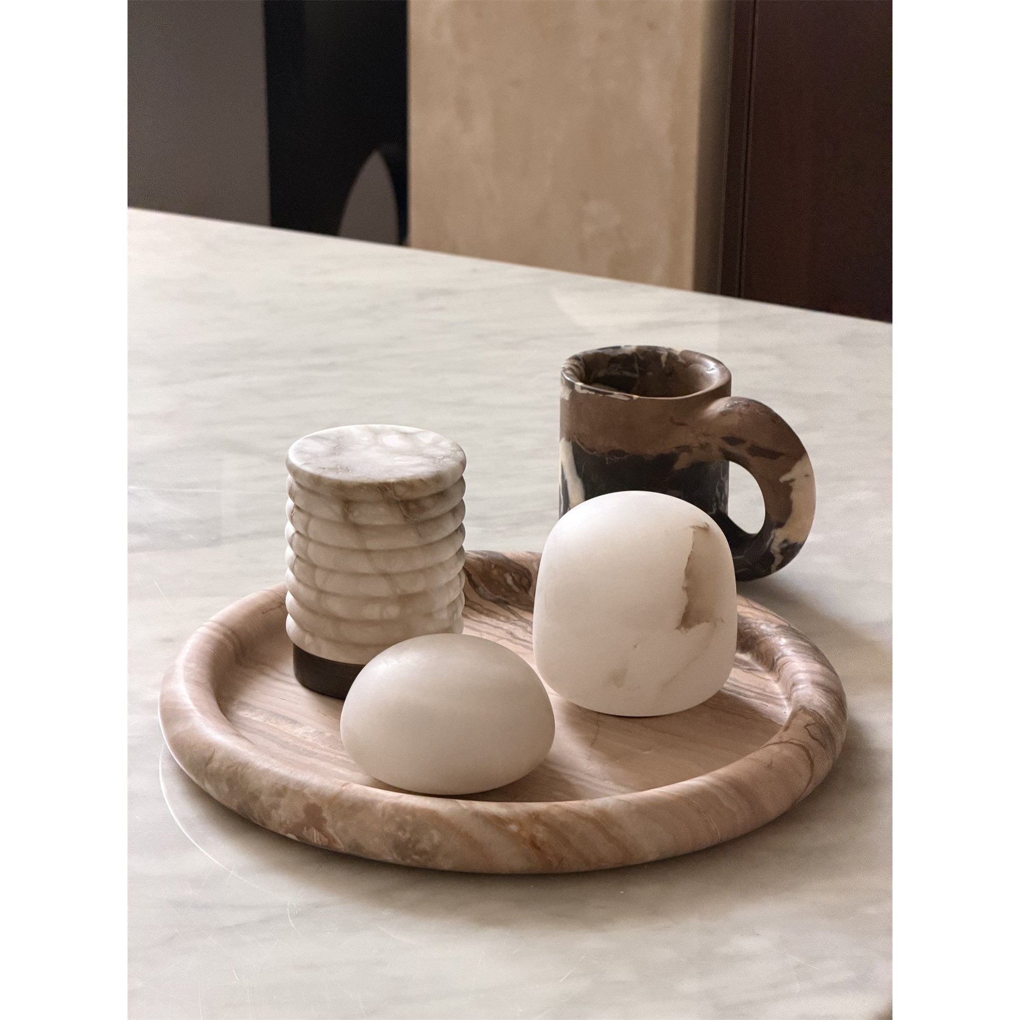 Free Gift Snowflake Alabaster Table Lamp (Built-in Battery)