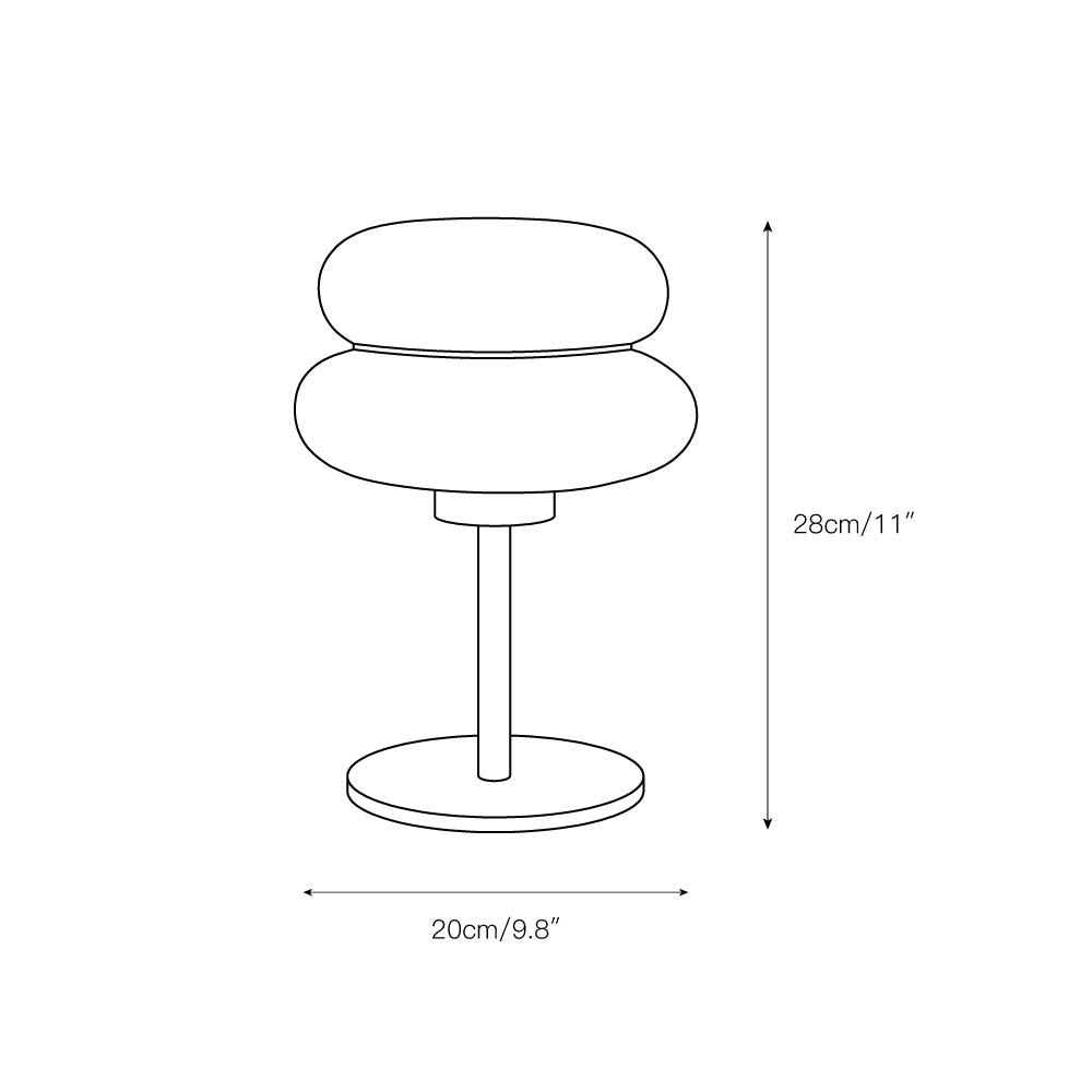 Snowman Table Lamp