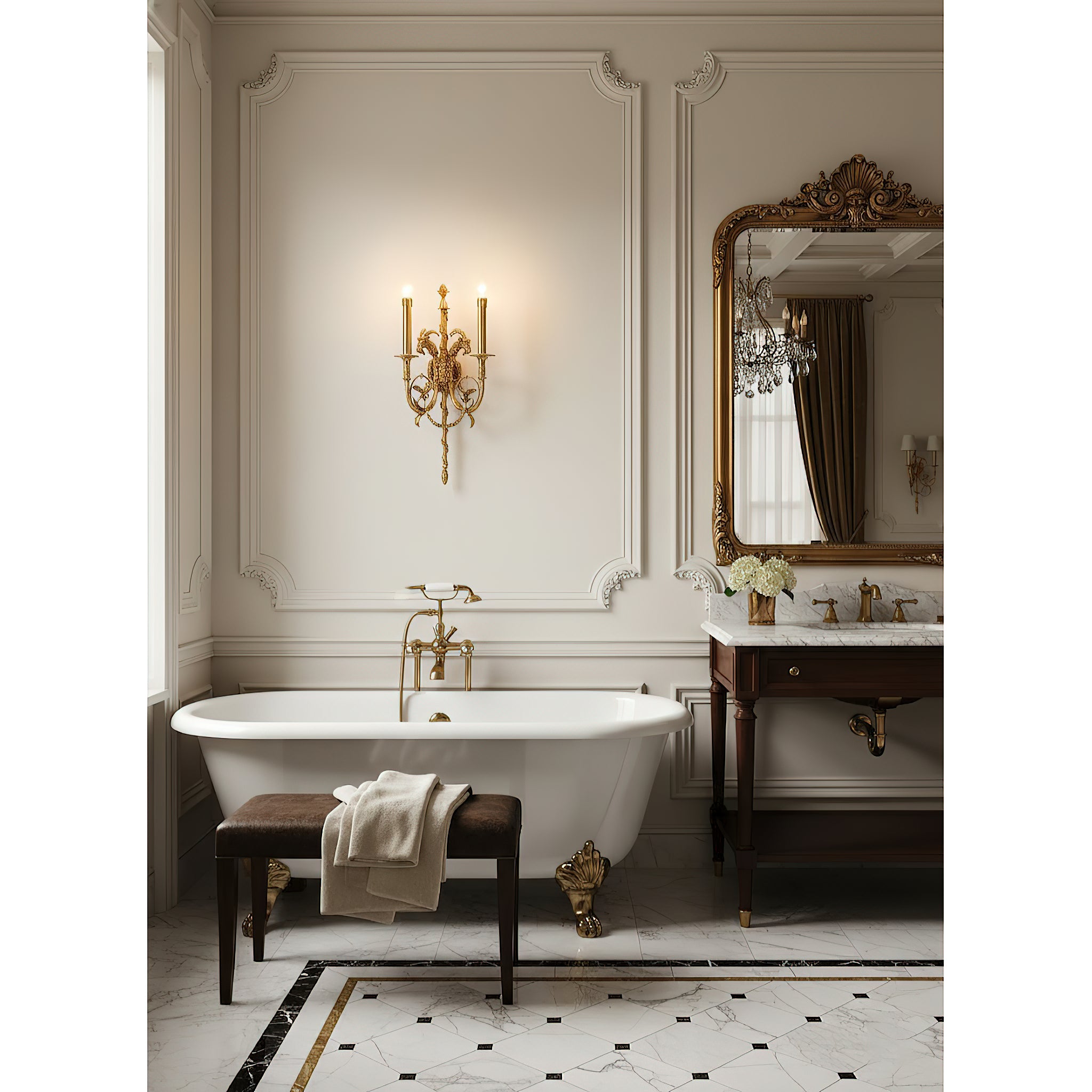 Sociapailis Brass Wall Lamp