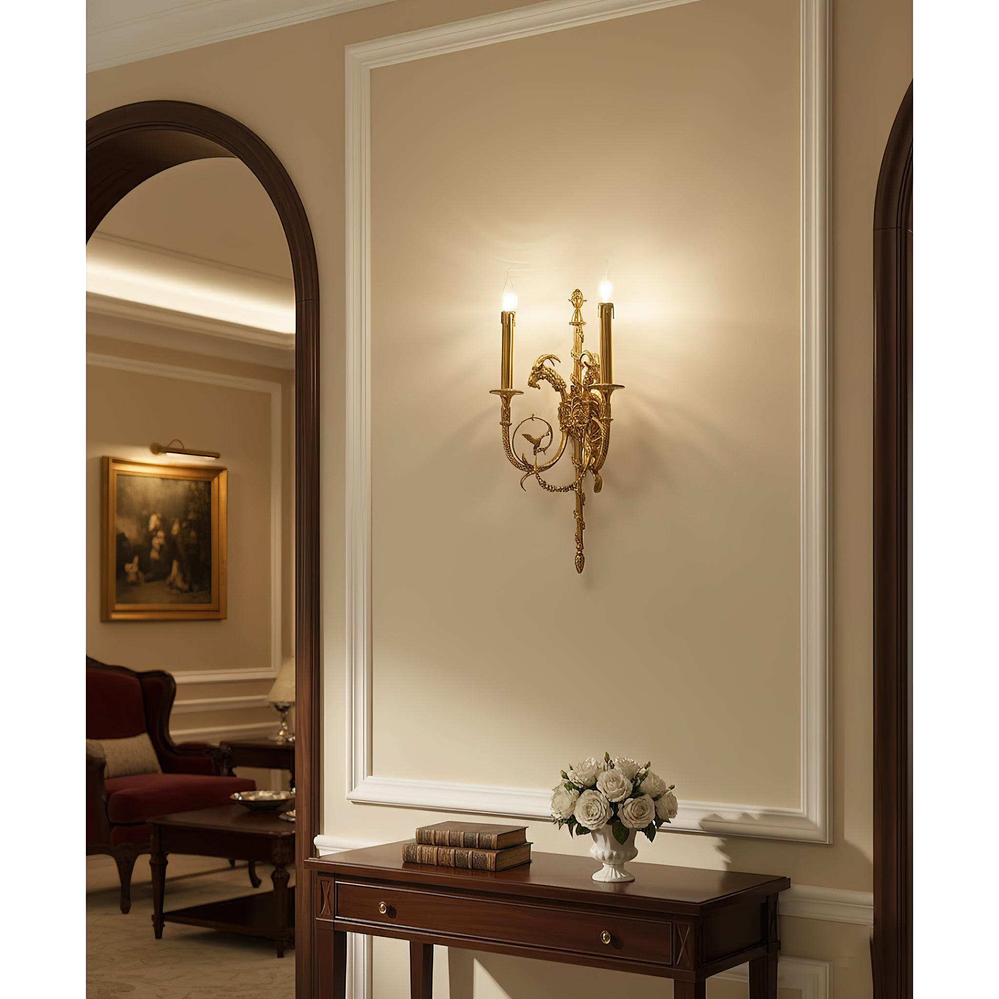 Sociapailis Brass Wall Lamp
