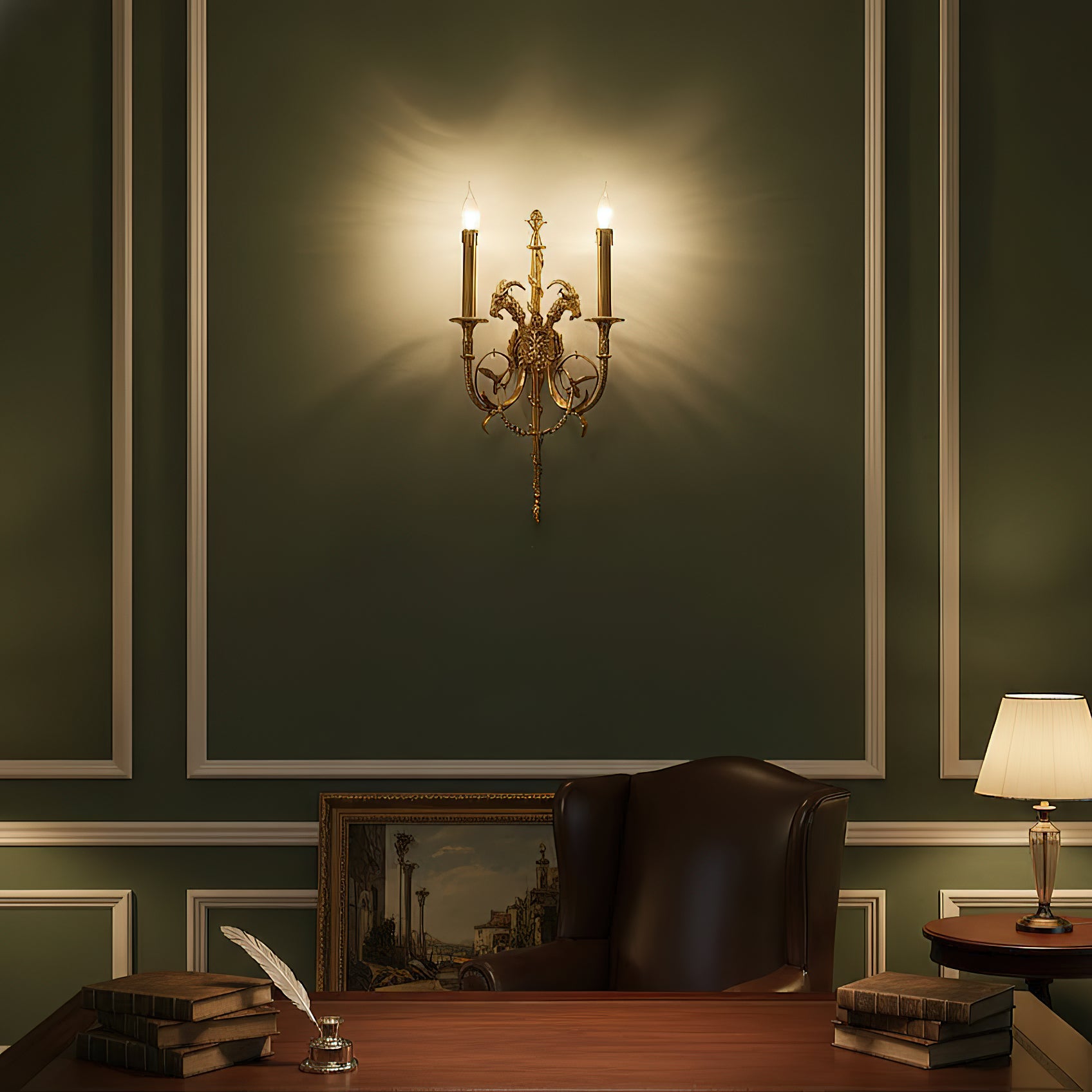 Sociapailis Brass Wall Lamp