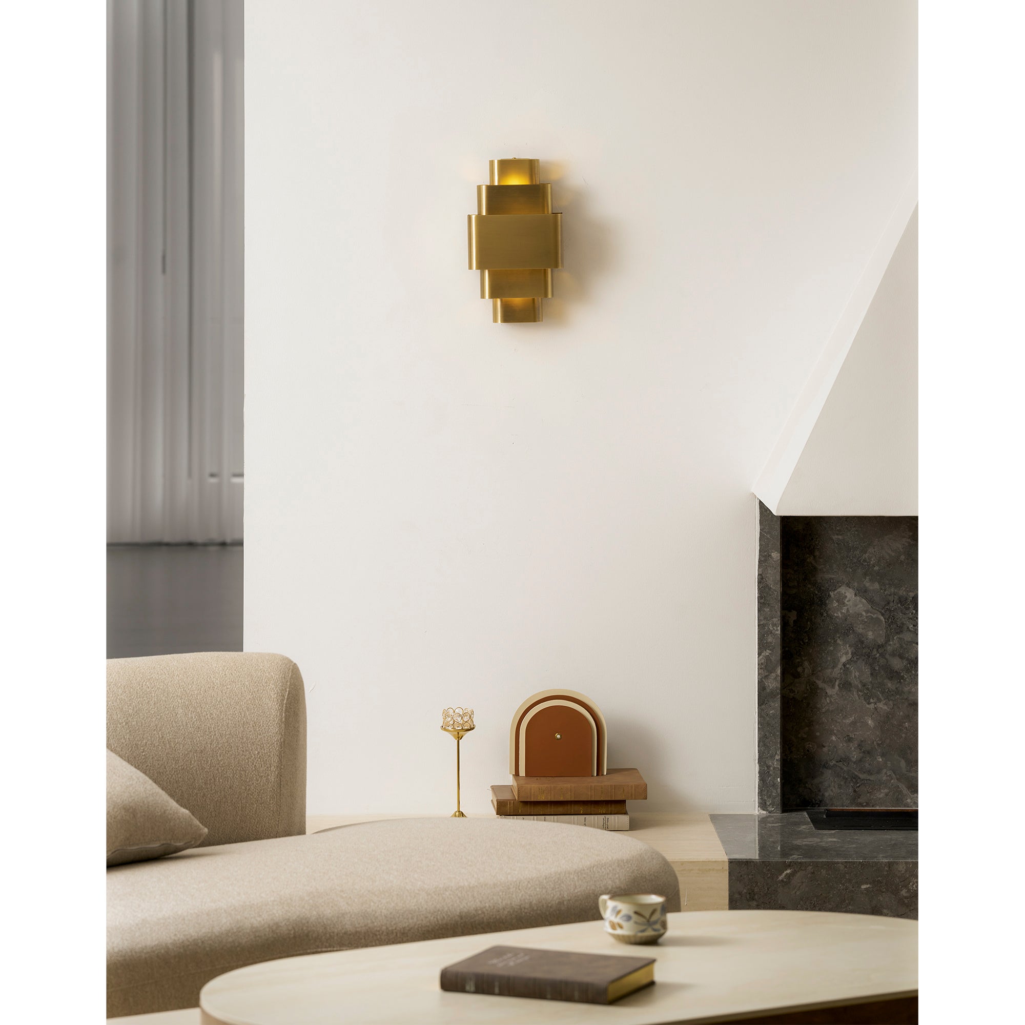 Sofia Brass Wall Lamp