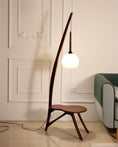 Load image into Gallery viewer, Solid Wood Coffee Table Storage Floor Lamp
