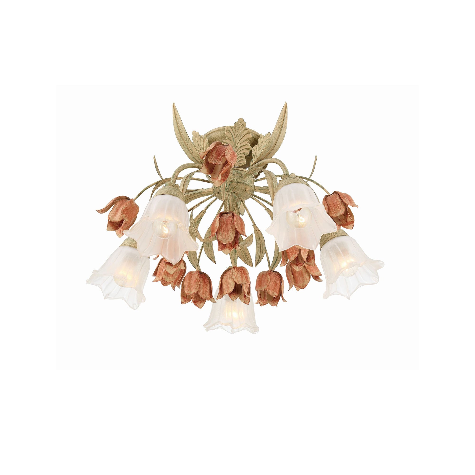 Southport Sage Rose Ceiling Lamp