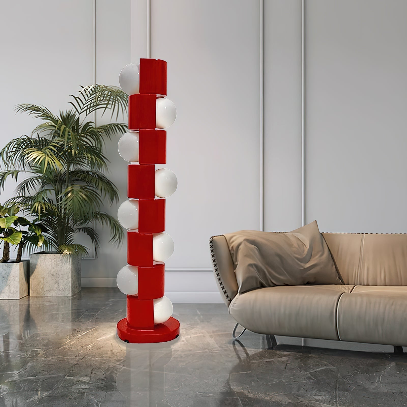 Space Age Totem Floor Lamp