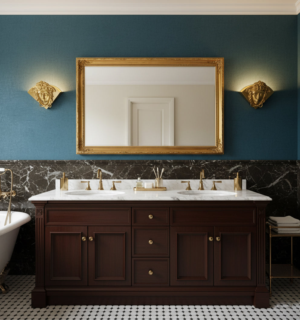 Sphinx Brass Wall Lamp