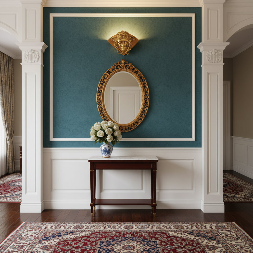 Sphinx Brass Wall Lamp