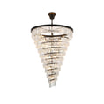 Load image into Gallery viewer, Spiral Tiered Layered Crystal Chandelier

