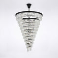 Load image into Gallery viewer, Spiral Tiered Layered Crystal Chandelier
