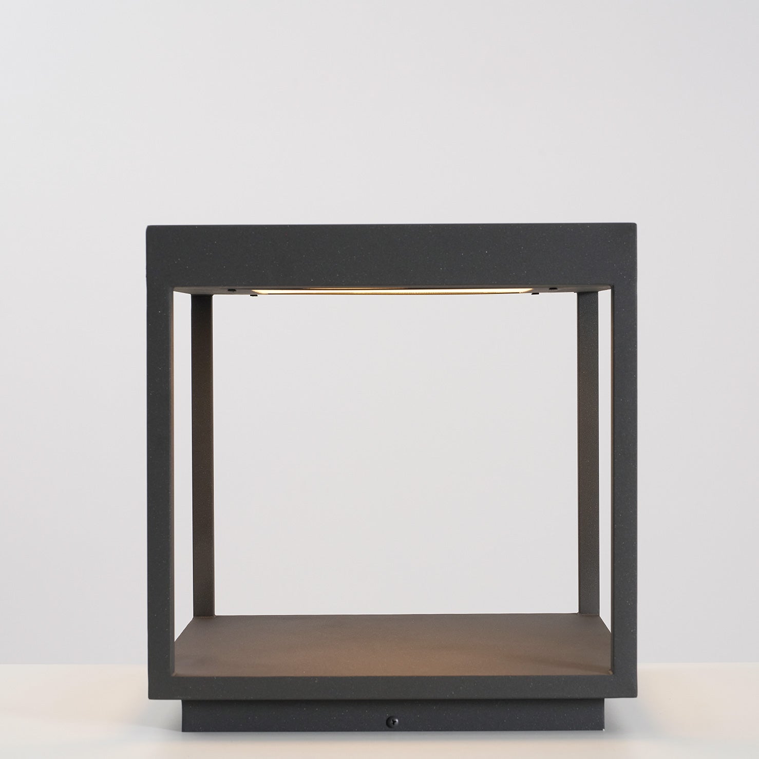 Square Frame Fence Post Outdoor Light