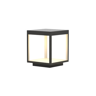 Square Frame Fence Post Outdoor Light