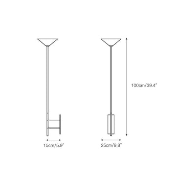 Stack Up LED Sconce – detail 3 — Dimension drawings 1