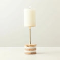 Load image into Gallery viewer, Stacked Marble Candle Stand
