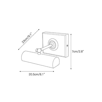 Steamer Wall Sconce – detail 3 — Dimension drawings 1