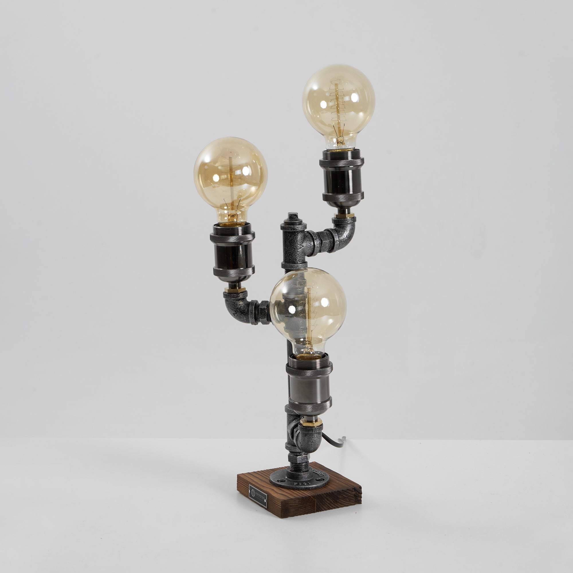 Steampunk Pipe Table Lamp