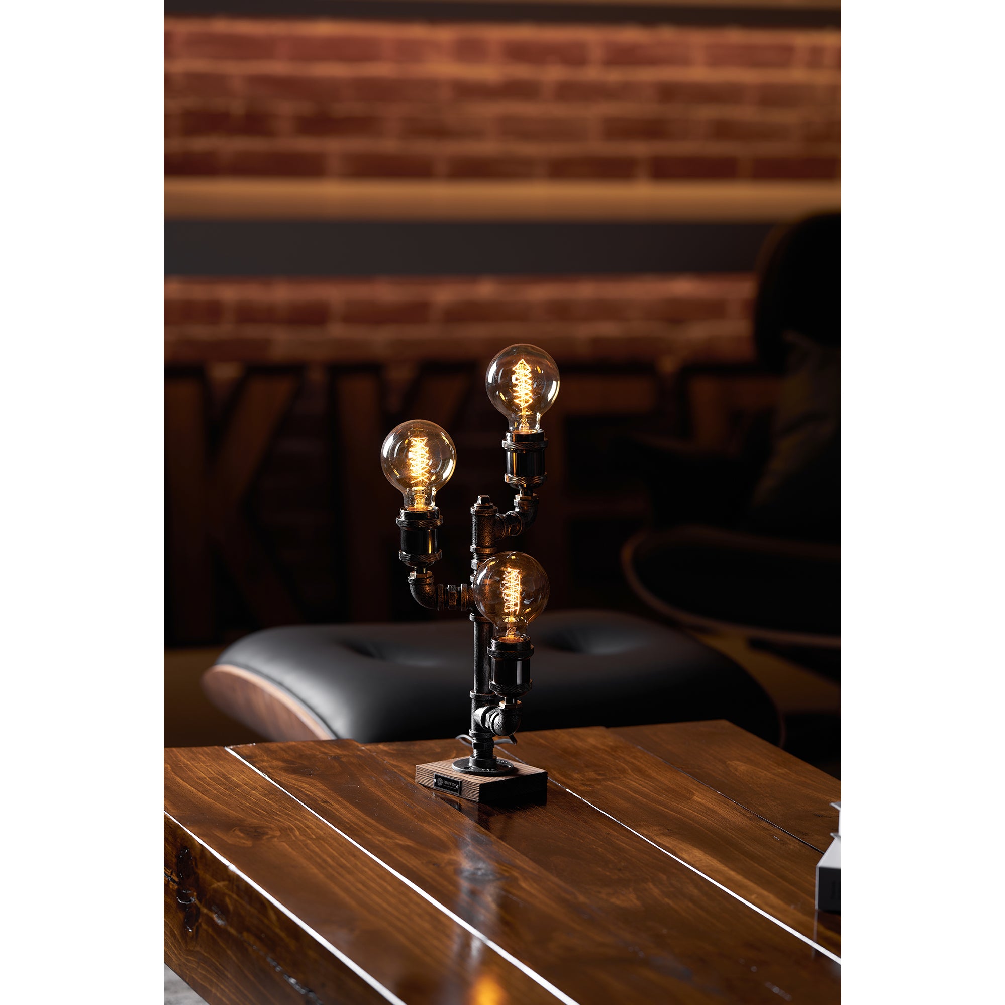 Steampunk Pipe Table Lamp