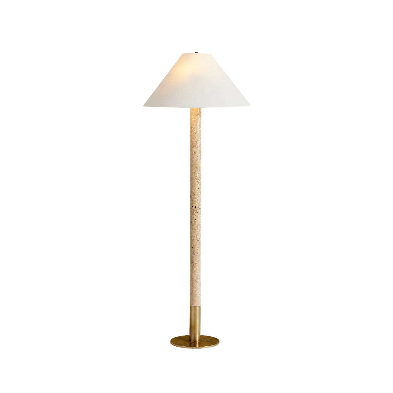 Sterling Travertine Floor Lamp