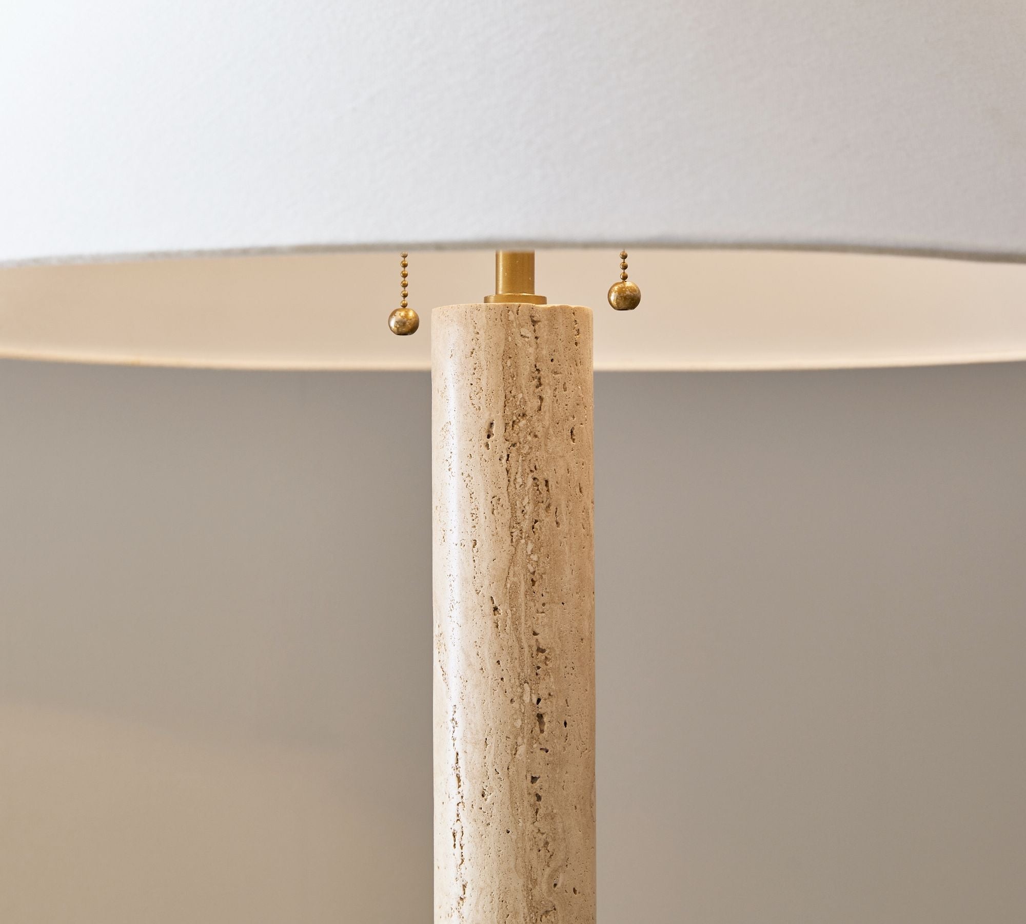 Sterling Travertine Floor Lamp