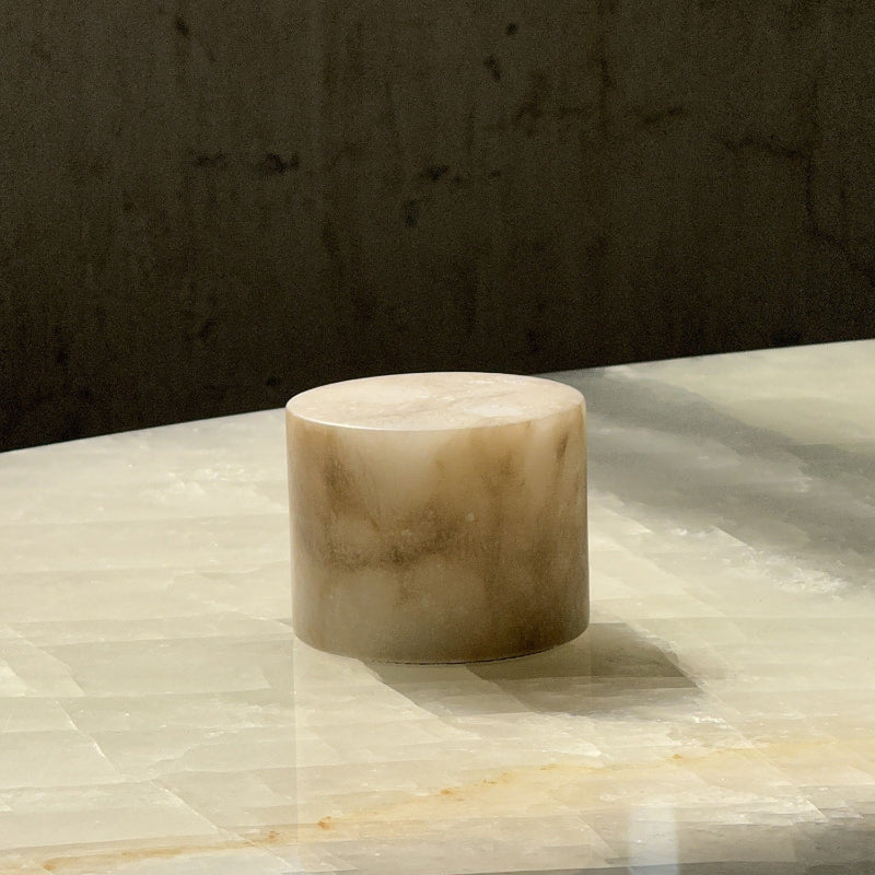 Sterno Alabaster Table Lamp (Built-in Battery)